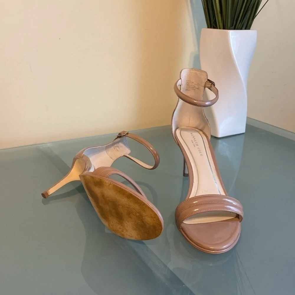 Kenneth Cole Heeled Sandals with Ankle Strap Size 9.5